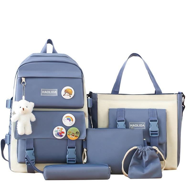 Four-piece  Student backpack
