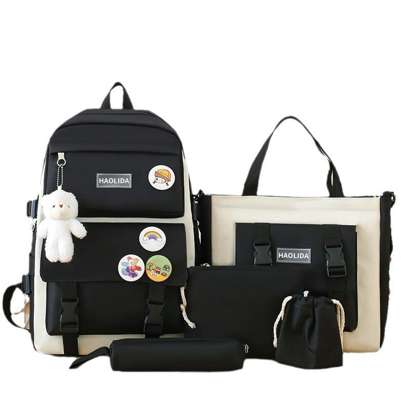 Four-piece  Student backpack